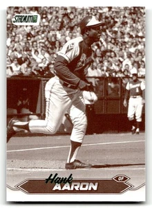 2024 Stadium Club Hank Aaron #39 Sepia Atlanta Braves - Picture 1 of 2
