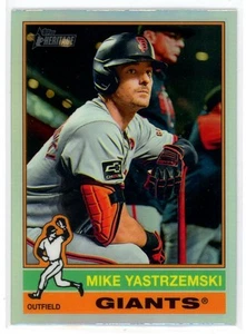 2025 Topps Heritage Refractor Mike Yastrzemski San Francisco Giants #470 - Picture 1 of 2