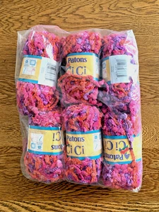 Patons CiCi Yarn Calypso Super Bulky Six 50 g 1.75 oz Skeins - Picture 1 of 3