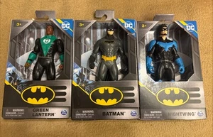 *Lot Of 3 DC Action Figures by Spin Master GREEN LANTERN/BATMAN/NIGHTWING NIB - Picture 1 of 2