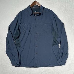 Kuhl Hemd Herren XL blau Airspeed belüftet Wandern Angeln UPF Stretch - Bild 1 von 10