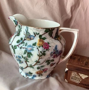 Lorna Doone Chintz Lg Milk Jug Pitcher  Royal Tudor Ware Barker Bros England - Picture 1 of 12