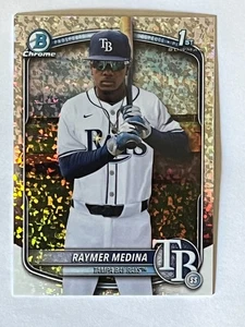 Bowman Chrome Draft 2025 # BCP-175 Raymer Medina Speckle 1st Bowman - Imagen 1 de 3