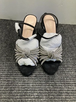 Loeffler Randall Shoes Womens Size 6 ADA-SKR Heels Crystal Embellished Knot - Image 1 of 4