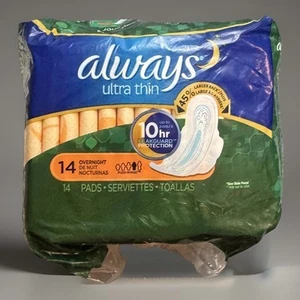 ALMOHADILLAS NOCTURNAS SIEMPRE ULTRAFINAS CON ALAS TALLA 4 ABSORBENCIA NOCTURNA 14 CT - Imagen 1 de 1