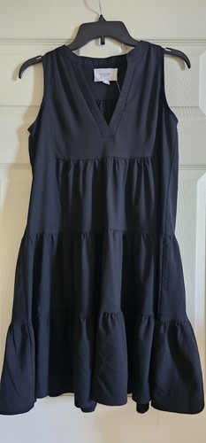 Abito Pomander Place Tuckernuck Kenzo taglia small nero senza maniche a strati