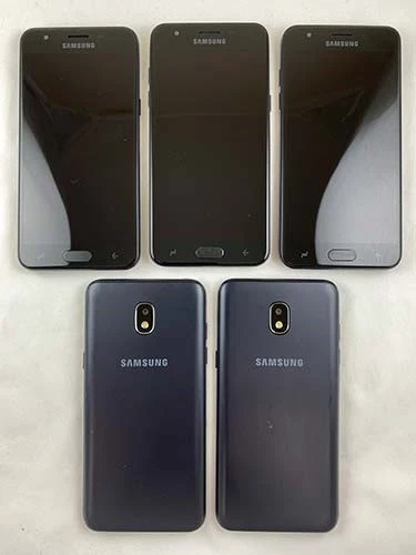 5 Samsung SM-J337V Galaxy J3 Verizon Smartphone Lot - Image 1 of 3