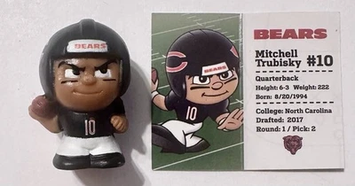 2018 NFL Teenymates Series 7 Mitchell Trubisky Chicago Bears With Profile Card - Image 1 of 2