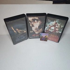 Evil Dead Trilogy VHS Horror Lot Army Of Darkness Widescreen Collector's Raimi - Picture 1 of 19
