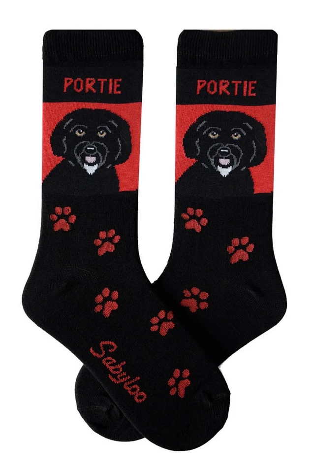 Portuguese Water Dog Crew Socks Unisex - Image 1 of 1