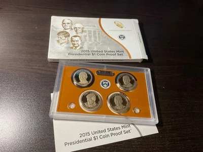 2015 U.S. mint Presidential $1 coin proof set - Image 1 of 2