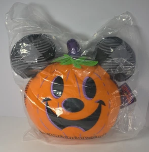 Disney Parks Mickey Halloween Calabaza Peluche Jack O' Linterna Almohada Hey Calabaza - Imagen 1 de 4
