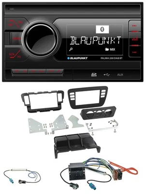 Blaupunkt MP3 Bluetooth DAB 2DIN SD USB Autoradio für Skoda CitiGo Seat Mii 11-1 - Bild 1 von 4