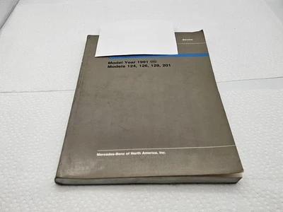 Mercedes-Benz 1991 manual de servicio modelos 124 126 129 201 W124 W126 introducción Svc-Rd Foto 1 de 4