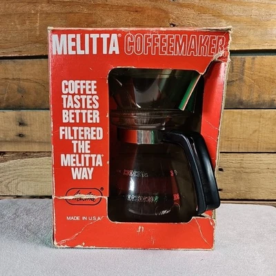 Vintage Melitta Filter Pour Over Coffeemaker 6 Cup. No Lid - Image 1 of 4