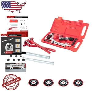 Complete Double Flare Tool & Bender Kit for Brake Lines HVAC Copper Plumbing - Picture 1 of 8