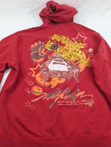 VTG Miskeen Originals Hoodie Sweatshirt Skate Ed Hardy Style Party Rockstar Med - Picture 1 of 8