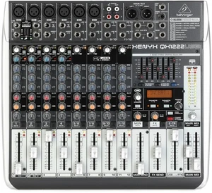 Behringer Xenyx QX1222USB Mixer with USB and Effects - Picture 1 of 7