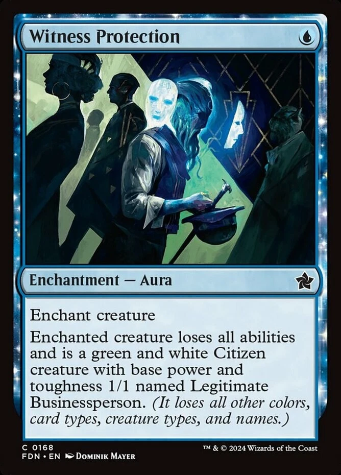 x1 Witness Protection - Foundations - NM - MTG - Image 1 of 1