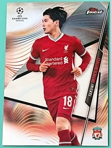 2020-21 Topps Finest Champions League #37 Takumi Ninamino Liverpool Soccer Card - Picture 1 of 1