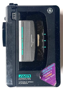 VINTAGE GENERAL ELECTRIC GE 3-5366A VARIABLE SPEED CASSETTE TAPE PLAYER RECORDER - Picture 1 of 6