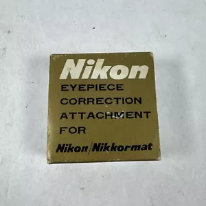 Nikon -4.0 Attacco Correzione Oculare per Nikon/Nikkormat, Made in Japan - Foto 1 di 7