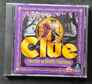 Clue PC Game Murder at Boddy Mansion 1998 Hasbro Windows PC Game CD-ROM Game - Picture 1 of 2