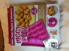 PIGGY POP Silicone Baking Mold Pan - Pigs in a Blanket - As Seen On TV - NIB