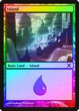 Island (Version 371) FOIL 10th Edition PLD Basic Land MAGIC MTG CARD ABUGames