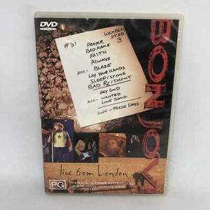 Bon Jovi EN VIVO DESDE LONDRES DVD Región 4 MÚSICA Muy Buen Estado ENVÍO GRATUITO - Imagen 1 de 4
