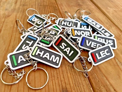 F1 Driver Keychain (Full SET 20 Keychains) (2025 Season) | F1 Driver| F1 Gift - Image 1 of 4