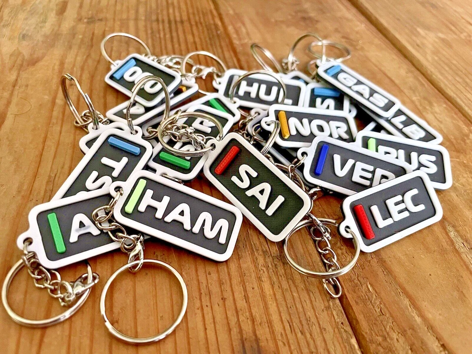 F1 Driver Keychain (Full SET 20 Keychains) (2025 Season) | F1 Driver| F1 Gift - Image 1 of 4