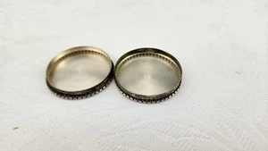 ANTIGUA ED SAN GIOVANNI MCM PLATA ESTERLINA COMPACTA REDONDA CAJA PLATA 1.8" 22g - Imagen 1 de 13