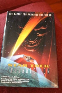Libro de películas de tapa dura Star Trek: Insurrection--Leer descripción - Imagen 1 de 3