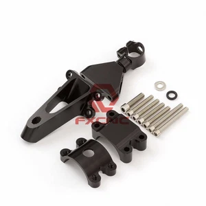 Steering Damper  Bracket Holder Kit For Honda CBR600 F4 F5(43MM) 2003-2006 Black - Foto 1 di 8