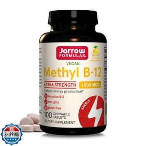 Jarrow Formulas Extra Strength Methyl B-12, Dietary Supplement for Cellular E - Picture 1 of 5