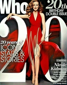 NICOLE KIDMAN SIGNED AUTOGRAPH MAGAZINE COVER 8X10 COA - Picture 1 of 2