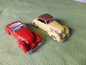 2x Matchbox MOY Y-18 Cord Model 812 Red & Yellow - FREE P&P Model of Yesteryear - Picture 1 of 13