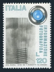 Italy 1334 3 stamps, MNH. Michel 1620. Photographic information, 1978. - Picture 1 of 1