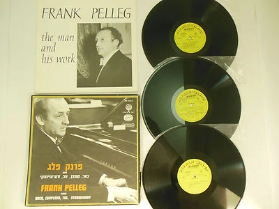 FRANK PELLEG plays Bach, Couperin, Tal, Stawinsky: 3 LP Box Set on Hed-Arzi:  NM - Image 1 of 4