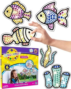 Kits artesanales SunGemmers Suncatcher para niños - artes y oficios para niños de 6 7 8 años - Imagen 1 de 12