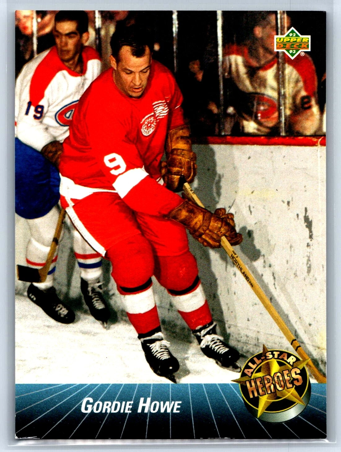 1992-93 Upper Deck All-Star Locker Series Gordie Howe #42 Detroit Red Wings