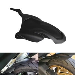 Black Rear Fender Extender Mudguard Cover Plastic For Yamaha TMAX 530 2017-2019 - Picture 1 of 9