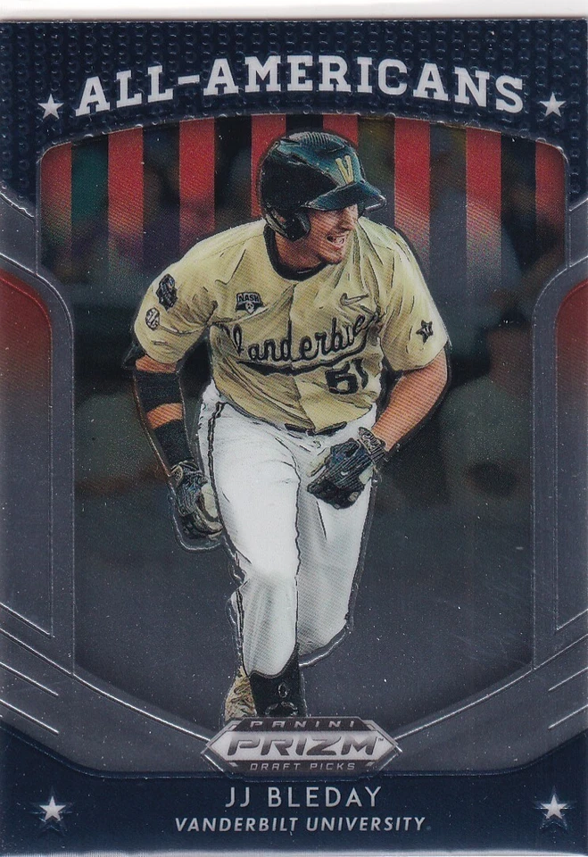 2019 PRIZM DRAFT RC JJ BLEDAY OAKLAND ATHLETICS ROOKIE BASEBALL JC-1918 - Image 1 of 1