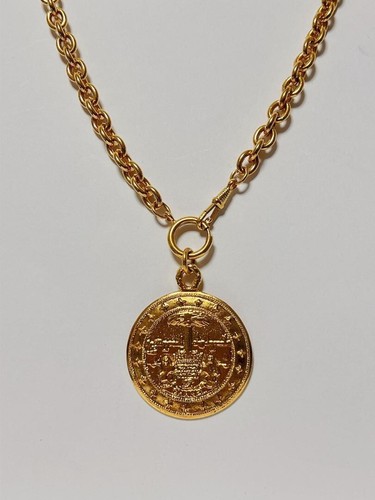 Collana CHANEL vintage placcatura oro Autentica