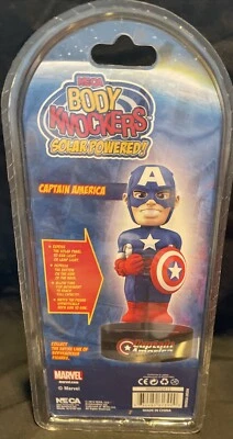 Neca Marvel Captain America Body Knocker Solar Powered - Image 1 of 3