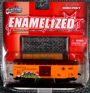 Maisto Custom Shop/Maisto Smaltato JASE Graffiti Diecast Treno Box Auto 2006 - Foto 1 di 3