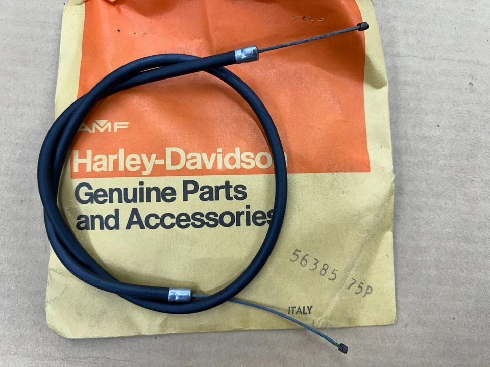 HARLEY AERMACCHI  AMF NOS 56385-75P  OIL PUMP CABLE  1975 - 1978 SXT125 SS125 - Изображение 1 из 1