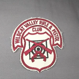 Parche de tela de 4,5" para rifle y pistola Wildcat Valley Club Brookston, EN Indiana - Imagen 1 de 2