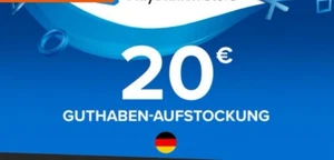 PlayStation Network Card PSN 20 Euro Guthaben Code Deutschland Chatnachricht - Bild 1 von 1